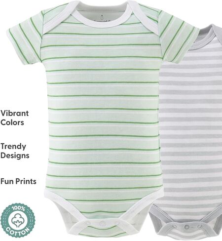 The Peanutshell Baby Bodysuits for Boys or Girls, Gender Neutral Baby Clothes, Newborn to 24m Baby Outfits, Unisex Baby Gifts in Saudi Arabia