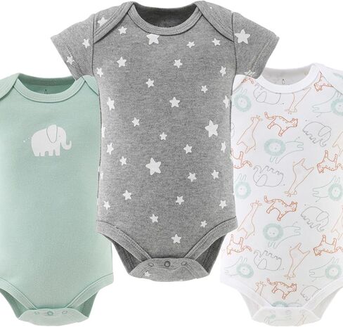 The Peanutshell Baby Bodysuits for Boys or Girls, Gender Neutral Baby Clothes, Newborn to 24m Baby Outfits, Unisex Baby Gifts in Saudi Arabia