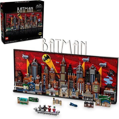 Lego DC Batman: سلسلة الرسوم المتحركة Gotham City Build and Display Come With Minifigures ، DC Collectible Gift لعشاق Super Hero Action and Adventure Movies ، 76271 in Saudi Arabia
