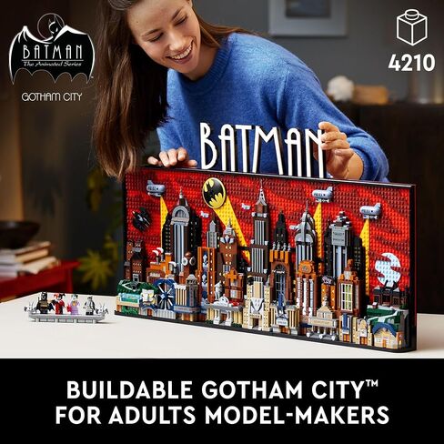 Lego DC Batman: سلسلة الرسوم المتحركة Gotham City Build and Display Come With Minifigures ، DC Collectible Gift لعشاق Super Hero Action and Adventure Movies ، 76271 in Saudi Arabia