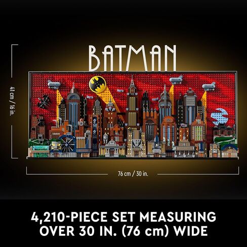 Lego DC Batman: سلسلة الرسوم المتحركة Gotham City Build and Display Come With Minifigures ، DC Collectible Gift لعشاق Super Hero Action and Adventure Movies ، 76271 in Saudi Arabia