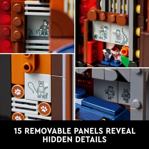 Lego DC Batman: سلسلة الرسوم المتحركة Gotham City Build and Display Come With Minifigures ، DC Collectible Gift لعشاق Super Hero Action and Adventure Movies ، 76271 in Saudi Arabia