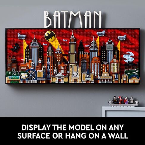 Lego DC Batman: سلسلة الرسوم المتحركة Gotham City Build and Display Come With Minifigures ، DC Collectible Gift لعشاق Super Hero Action and Adventure Movies ، 76271 in Saudi Arabia