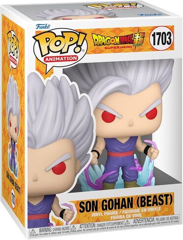 فونكو بوب! الرسوم المتحركة: Dragon Ball Super: Super Hero - Son Gohan (Beast) مع Chase ، (قد يختلف الأسلوب) in Saudi Arabia