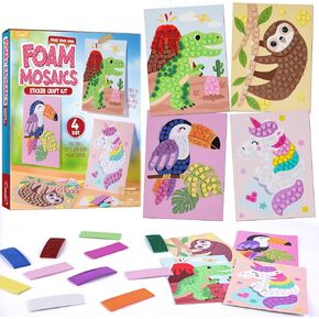 Mosaic Sticker Craft Kit, Kids Art Kits, Easter Gifts for Kids, Creative Activity Sets, Ages 3 Years Plus