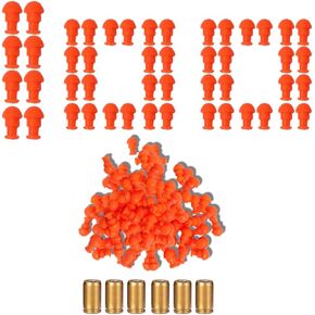 Dreamplay استبدال الرصاص لعبة ، 100pcs الرصاص و 6pcs shell shell بندقية
