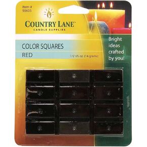Country Lane Candle Dye - Red, 0.5 oz