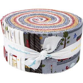 Jennifer Long It Takes a Village Rolie Polie 40 2.5-inch Strips Jelly Roll Riley Blake RP-15460-40