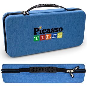 Picassotiles لعبة حمل العلبة البلاط المغناطيسي كتل البناء المغناطيس ألعاب المغناطس ، شخصية إكسسوارات ، شخصية ،