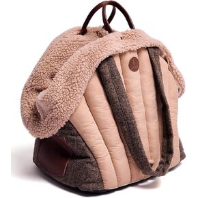 Small Dog Carrier - Dog Travel Bag - Puppy Carrier for Small Dogs 0-15 lbs - Beige