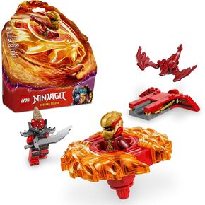 LEGO NINJAGO Kai's Dragon Spinjitzu Spinner - Spinning Blade Battle Building Toy for Kids, Boys and Girls, Ages 6+ - with 2 Minifigures - Gift Idea for Birthdays - 71823