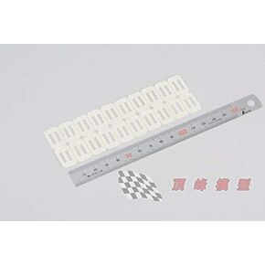 Parts & Accessories 20Pcs/Lot Paper Hinges/Hinge Folding Leaf/aileron Tail Wing Connector, KT, Foam, balsa rc Airplane Universal - (Color: L20XW13mm (Medium))