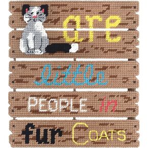 Janlynn Cats Are Pallet-ables Plastic Canvas Kit