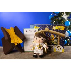Roman Miracle in a Manager 6 Pc. Plush Set with Book, Childrens, A Faith Based Alternative to The Elf on The Shelf Tradition