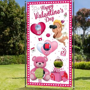 Katchon ، Valentines Bean Bag Games - 54 × 30 بوصة | ألعاب عيد الحب للفصول الدراسية | ألعاب عيد الحب للفصول الدراسية | ديكورات عيد الحب | ألعاب عيد الحب للفصول الدراسية