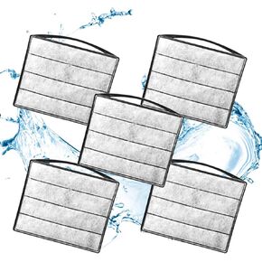 TARARIUM Turtle Tnak Filters Material 5PCS Low Water Level Filters Replacement Aquarium Filters (IX-120 Sponge Clip)