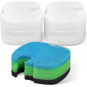 AQUANEAT Replacement Canister Filter Pads Compatible with SUNSUN HW-304B/404B/704B/3000 CF500 Generic Filter Floss Aquarium Filter Media