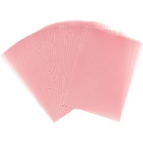 PATIKIL 65 Sheets Vellum Paper 4x6, Vellum Paper Printable Translucent Paper 100GSM for Invitations Printing, Pink