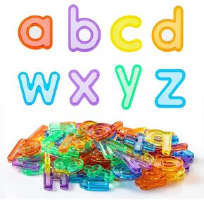 48 Pcs Plastic Numbers and Symbols – Early Math Set - Light Table Manipulatives, Durable ABS Material, Vibrant Translucent Colors for Engaging Learning Experiences