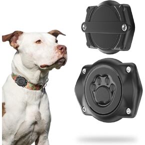 AirTag Dog Collar Holder(1 Pack), 100% Waterproof Air Tag Mount, Pet AirTag Holder for Dog & Cat Collars, Ultra-Durable Dog Collar AirTag Holder - Fits All Width Collars
