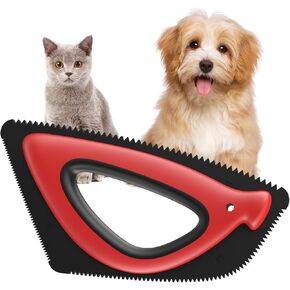 Pet Hair Detailer Remover, Mini Dog Hair Remover for Car Detailing Supplies, Carpet, Couch, Furniture, Clothes Handheld Triangle Reusable Fur Removal Tool