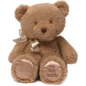 Baby GUND My First Teddy Bear, Ultra Soft Animal Plush Toy for Babies and Newborns, Tan, 15"