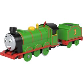 Fisher-Price Henry Thomas & Friends Motorized Locomotive with Coal Tank Battery Operated for Children from 3 Years Old, HTN40