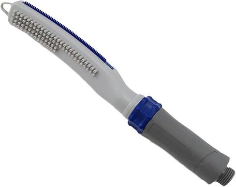 Gray Dog Shower Sprayer Attachment,Shower Head Sprayer Include 8-Foot Flexible Hose for Easy and Fast Dog Cleaning and Bathing at Indoor and Outdoor in Saudi Arabia