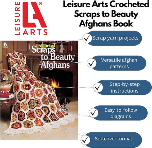 الفنون الترفيهية قصاصات الكروشيه إلى جمال كتاب الكروشيه الأفغان ، كتب أنماط الكروشيه ، أنماط الكتب ، أنماط ، كتاب غرزة ، أنماط للمبتدئين in Kuwait