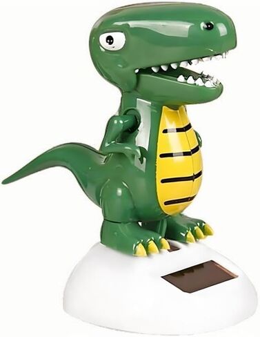 الديناصورات الخضراء التي تعمل بالطاقة الشمسية ، لعبة راقصة متأرجحة ، لا تتطلب بطارية ومكتب ولوحة معلومات ديكور ديكور المنزل هدايا عيد ميلاد بطاقات الطاقة الشمسية التعلم والتعليم - in Kuwait