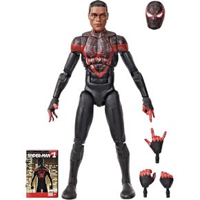 Marvel Legends Series Ultimate Miles Morales, Spider-Man Comics-Inspired Collectible 6-Inch Scale Action Figure with Character-Sized Comic Accessory