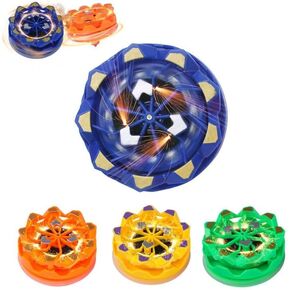 4PCS Gyro Fidget Spinners Adults Set Anxiety Relief Hand Gyroscope with Collision Fireworks Eliminating Boredom Time Desk Fidgets Cool Spinning Tops Game Sensory Toys