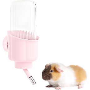 Pet Water Bottle for Cage Crate - 17oz No Drip BPA Free Water Dispenser for Small Animal Rabbit Guinea Pig Chinchilla Ferret Squirrel Hedgehog
