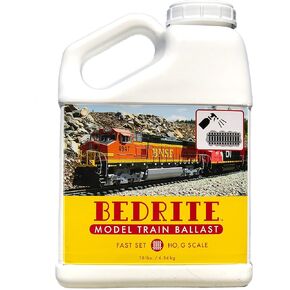Buddingco Model Railroad - Train Ballast - Authentic Limestone Ballast Gray Blend - Fast Set Net Wt 10 lbs./4.54 kg