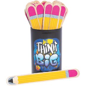 Fun Express Pencil Flip Name Sticks - 36 Pieces - Educational And Learning Activities For Kids