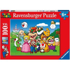 Ravensburger Super Mario - 100 Piece Jigsaw Puzzles for Kids Age 6 Years Up - Extra Large Pieces