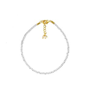 Natural Pyrite Genuine Gemstone, Birthstone, Handmade Simple Bracelet, Gorgeous Micro Beads Bracelet, Chakra Jewelry, 14K Gold Plated Chain 8 inch, Christmas Gift (Pyrite)