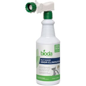 Bioda Probiotic Natural Outdoor Odor Eliminator Spray Enzyme Cleaner Destroys Cat & Dog Odor Neutralizer for Lawn, Artificial Grass, and Patios