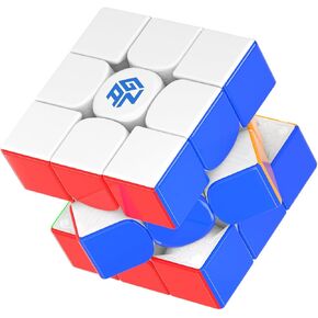 GAN15 Maglev Speed Cube 3x3, GAN Magnetic Cube Perfectly Combines Weight, Magnet and Structure, 58.6g Ultra-Lightweight, Brain Teasers Puzzle Cube for Kids Adults, 2024 Flagship UV Coated