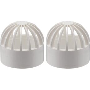 balacoo Sink Strainer 2PCS Fish Tank Guard Overflow Screen Cover Aquarium Oxygen Pump Accessories Inner Diameter 40mm Over Sink Strainer