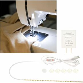 U Shape Magnetic Sewing Machine Light Kit Sewing Guide Threading Tool Sewing Clips Included SMD 2835 Chips 2 Watt 200 Lumen Ra 90 Hight Brightness 6000K Cold White