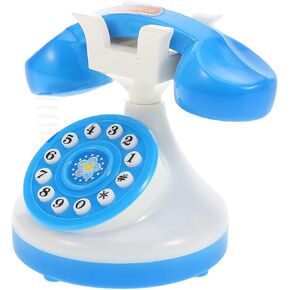 لعبة هاتف Upkoch الرجعية ، هاتف Pray Play Toy Classic Vintage Old Fashion Telephone Kids يلعبون الهاتف في وقت مبكر من الألعاب التعليمية لعب الحفلات التفاعلية لصالح in Kuwait