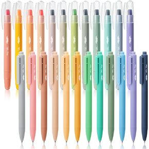 Mr. Pen- Bible Highlighters and Pens, 24 Pack, Gel Highlighters, Serene Colors Bible Highlighters No Bleed, Colored Gel Pens, Gel Highlighter No Bleed Through, Aesthetic Pens, Cute Pens