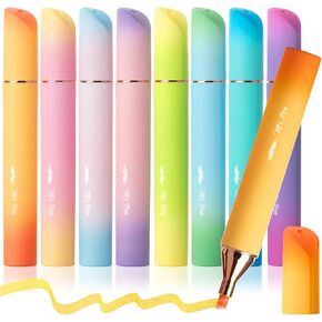 Mr. Pen- Glitter Highlighters, 8 Pack, Energetic Colors, Chisel Tip, Highlighters Glitter Highlighter Markers, Highlighters Aesthetic Highlighters, Cute Highlighters for School, Glitter Marker
