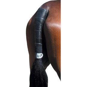 Acavallo Unisex's Black Gel Tail Wrap, One Size