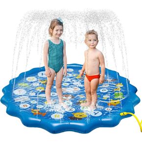 وسادة Splash for Kids ، Arfbear 67 "حوض سباحة Kiddie منصات رش للأطفال الصغار 3-16 الصيف في الهواء الطلق.