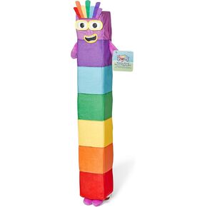 hand2mind Numberblock Seven Playful Pal Plush, Numbers for Toddlers, Preschool Math Learning Toys, Stuffed Animal Plushies, Counting Blocks Stuffies, Kids Birthday Gifts, Easter Basket Stuffers