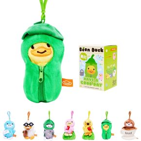 B.DUCK Blind Box Plush Bean Duck Series Toy - Cute Playful Animal Figures Pendant Keychain Perfect for Gifting, Collecting