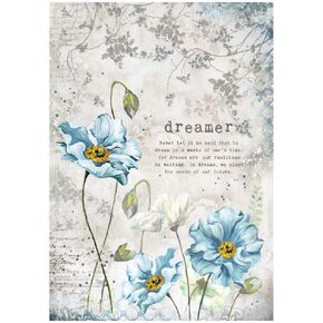 Stamperia Dreamer Rice Paper, 29.7 x 21, Multicoloured
