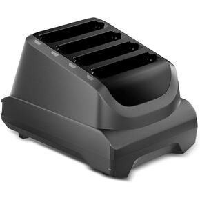 4-Slot Battery Charging Cradle Kit for Zebra TC53 TC58 TC73 TC78 Barcode Scanners | Compatible with BT-000442 Battery - Charger Station with Adapter SAC-NGTC5TC7-4SCHG